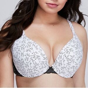 Cacique Cotton Plunge Bra Size 32G